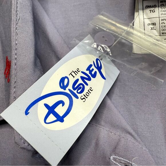 The Disney Store Minnie Mouse Button Down Shirt Disneyland Vacation Women’s XL - Picture 12 of 14